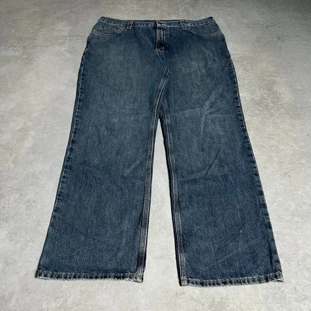 Carhartt Relaxed Fit Men’s Size 38x32 Workwear Jeans Blue Baggy Denim